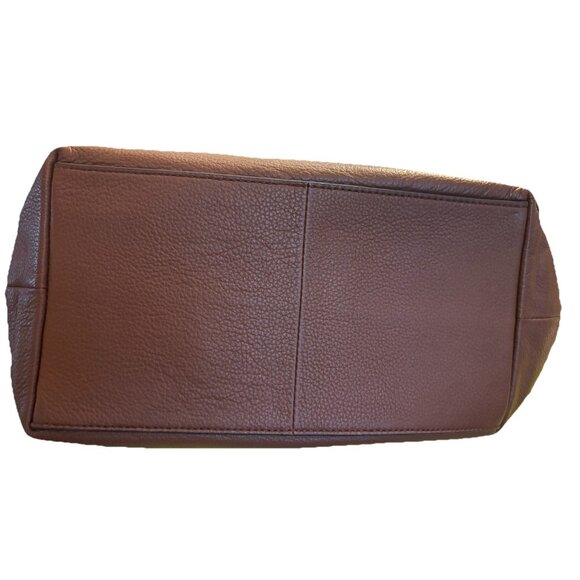 Fossil brown Patchwork Shoulder Bag Tote with Wrist Bag - Picture 7 of 12